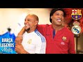 INSIDE THE LEGENDS CLÁSICO with RONALDINHO, CASILLAS, SAVIOLA... | FC Barcelona VLOG