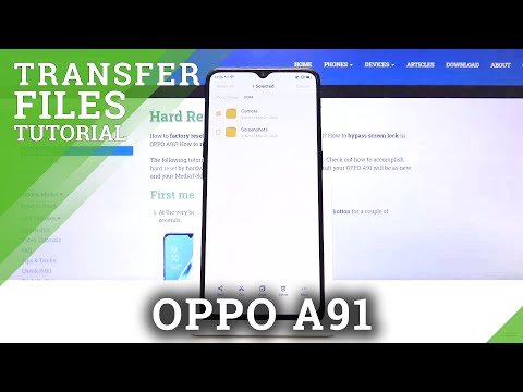 How to Transfer Files in OPPO A91 – Import and Export Data