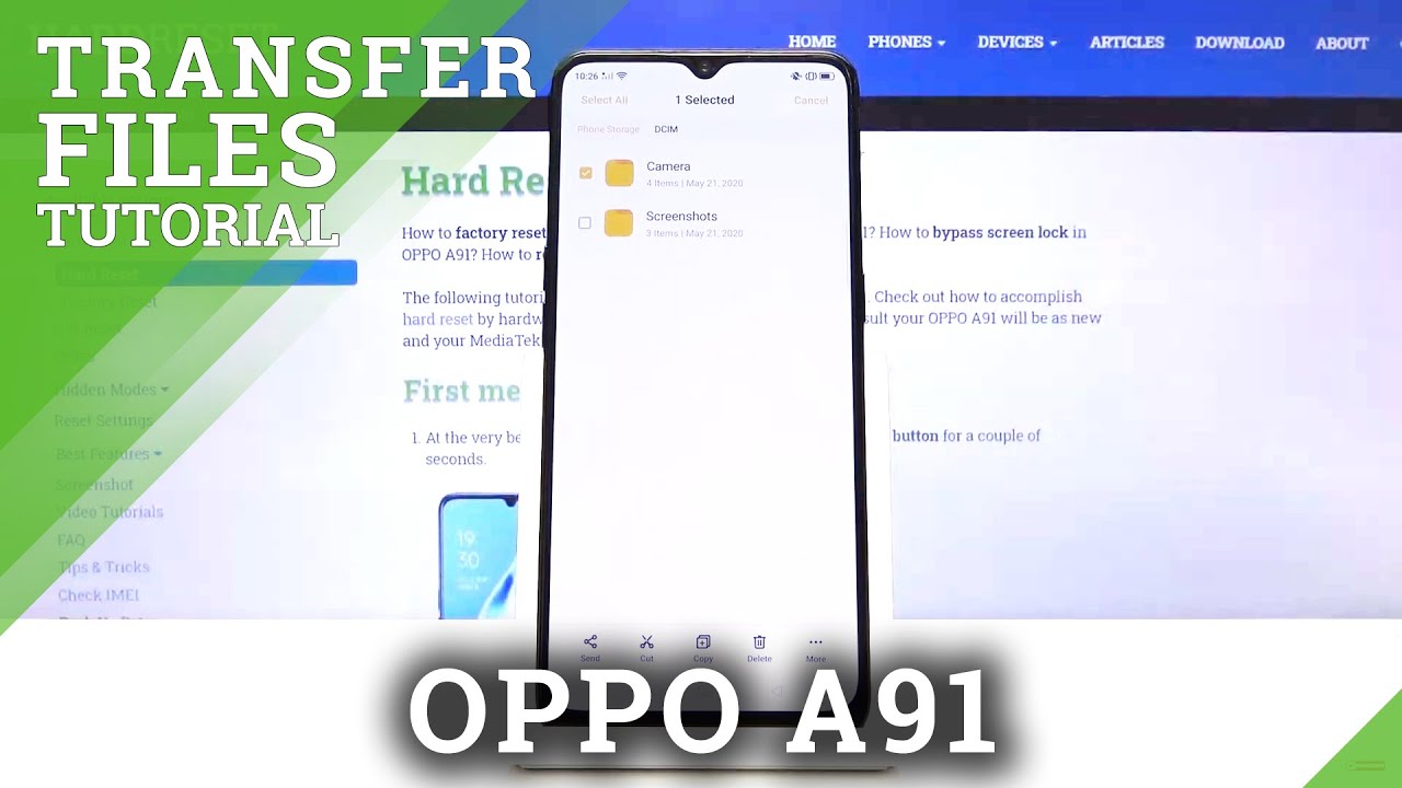 How to Transfer Files in OPPO A91 – Import and Export Data