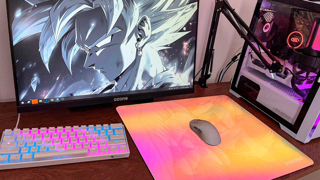 Mousepad Holográfico do Aliexpress  - Fantech-Strikepad MST491