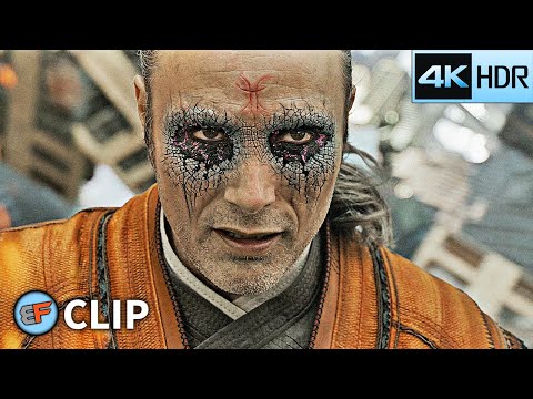 Ancient One vs Kaecilius - Mirror Dimension Fight | Doctor Strange (2016) IMAX 4K HDR Movie Clip
