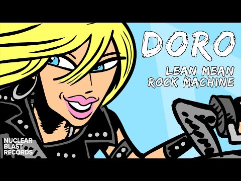 DORO - Lean Mean Rock Machine (OFFICIAL ANIMATED VIDEO)