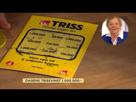 Triss: Linnea skrapar hem storvinsten - Nyhetsmorgon (TV4)