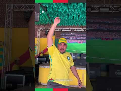 Mais uma transmissão do jogo da seleção brasileira