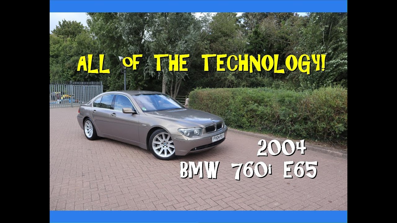 All of the technology! 2004 BMW 760i E65 V12 (it baffled me ...