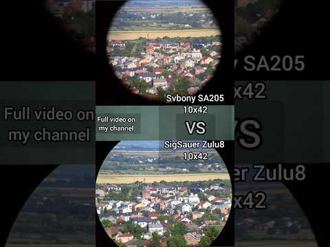 Premium vs Budget Binoculars  Sig Sauer Zulu8 vs Svbony SA205