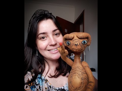 ET O EXTRATERRESTRE DE FELTRO REALISTA - PASSO A PASSO