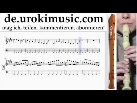 Blockflötenunterricht G. Charlie Puth & Selena Gomez - We Don't Talk Anymore Teil#1 um-995