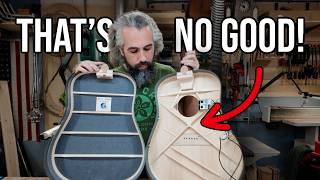 Two Luthiers Cut a Martin Billy Strings Signature Model Guitar In Half To Review It! (D-X2E Model)