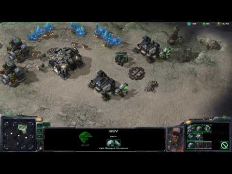 SC2 Beta Terran vs Zerg Reaper Rush (1/2)
