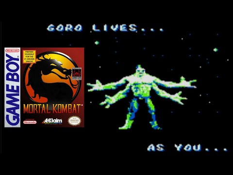 Mortal Kombat (1992) on Gameboy has an exclusive feature (GORO + diff names) #MortalKombat #Gameboy