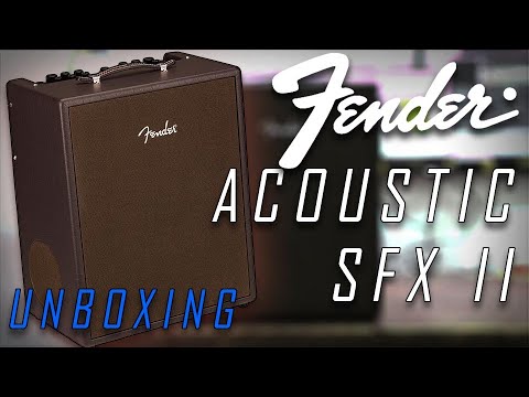 Fender Acoustic SFX II Unboxing and Demo