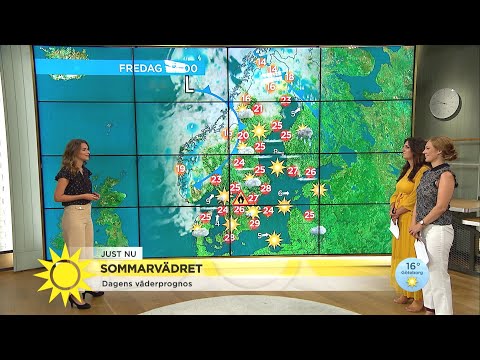Så blir vädret i helgen - Nyhetsmorgon (TV4)