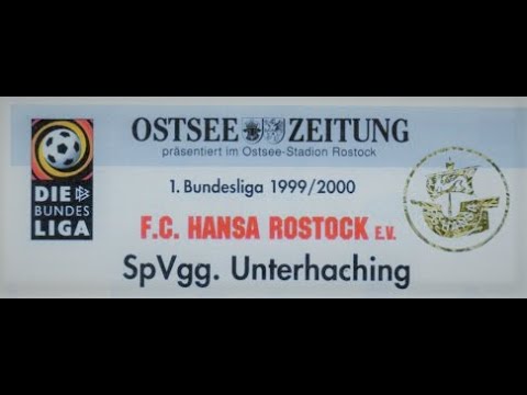 Hansa Rostock gegen SpVgg Unterhaching - 99/00 - 13. Spieltag - 1. Bundesliga - ran (Sat. 1)
