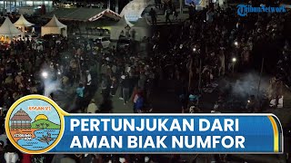 Pantauan Udara Pertunjukan Jalan di Atas Bara Api dari Kabupaten Biak Numfor Papua, Begini Aksinya