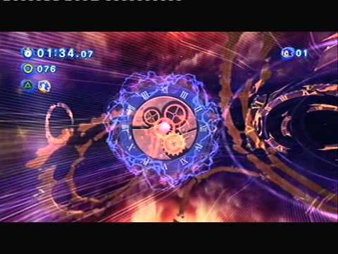 Sonic Generations (PS3/360) - Time Eater Glitches - Out of Bounds + Weird Camera Angle