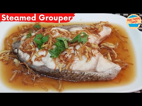Easy Steamed Grouper Fish with Soy Sauce and Fried Ginger