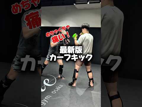 めちゃくちゃ痛い！カーフキックの蹴り方 #キックボクシングテクニック #キックボクシング #ライジン #rizin