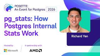 pg_stats: How Postgres Internal Stats Work | POSETTE: An Event for Postgres 2026