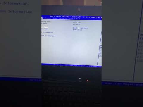 Aptio Utility Setup Boot Loop simple fix