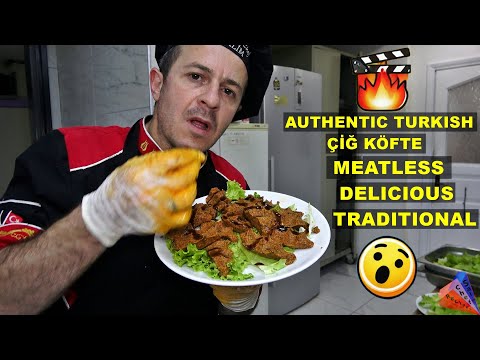 Authentic Meatless cig Kofte Recipe | Traditional Turkish Raw meatball Bulgur kofta Delight