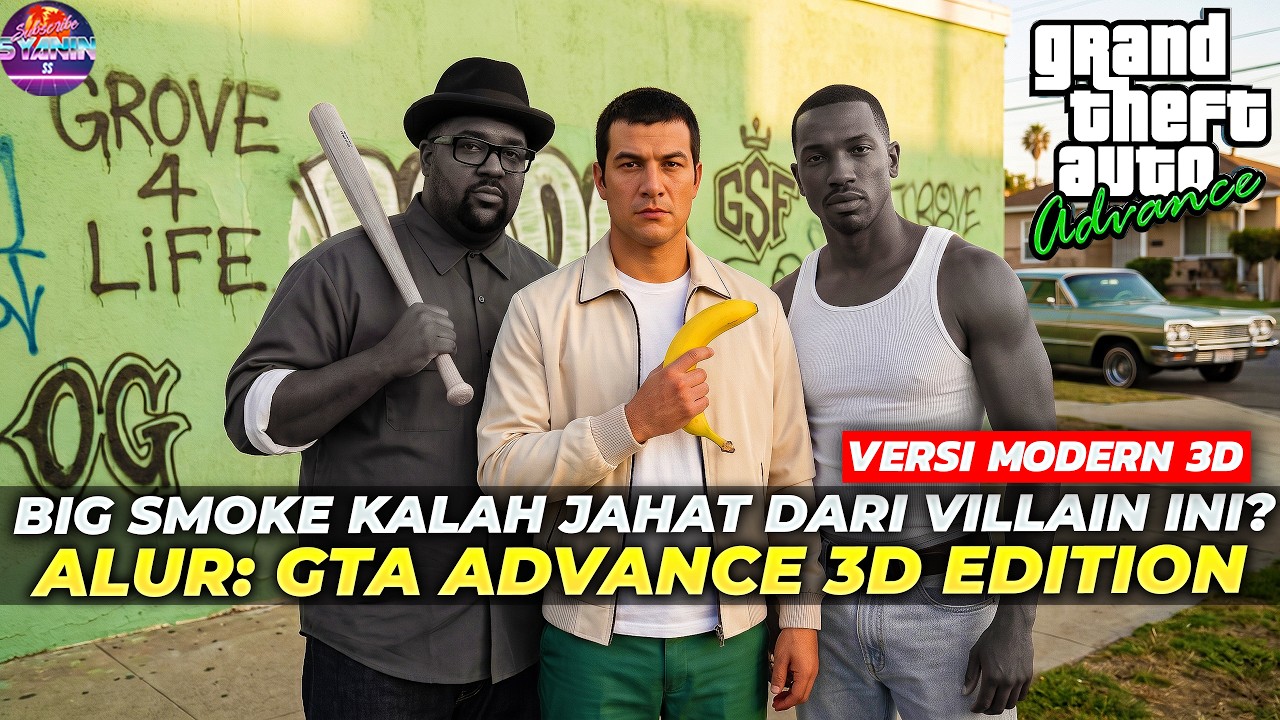 ALUR CERITA CJ Tidak Setangguh Mental MC GTA ini? | Seluruh Alur Cerita GTA Advance 3D Edition