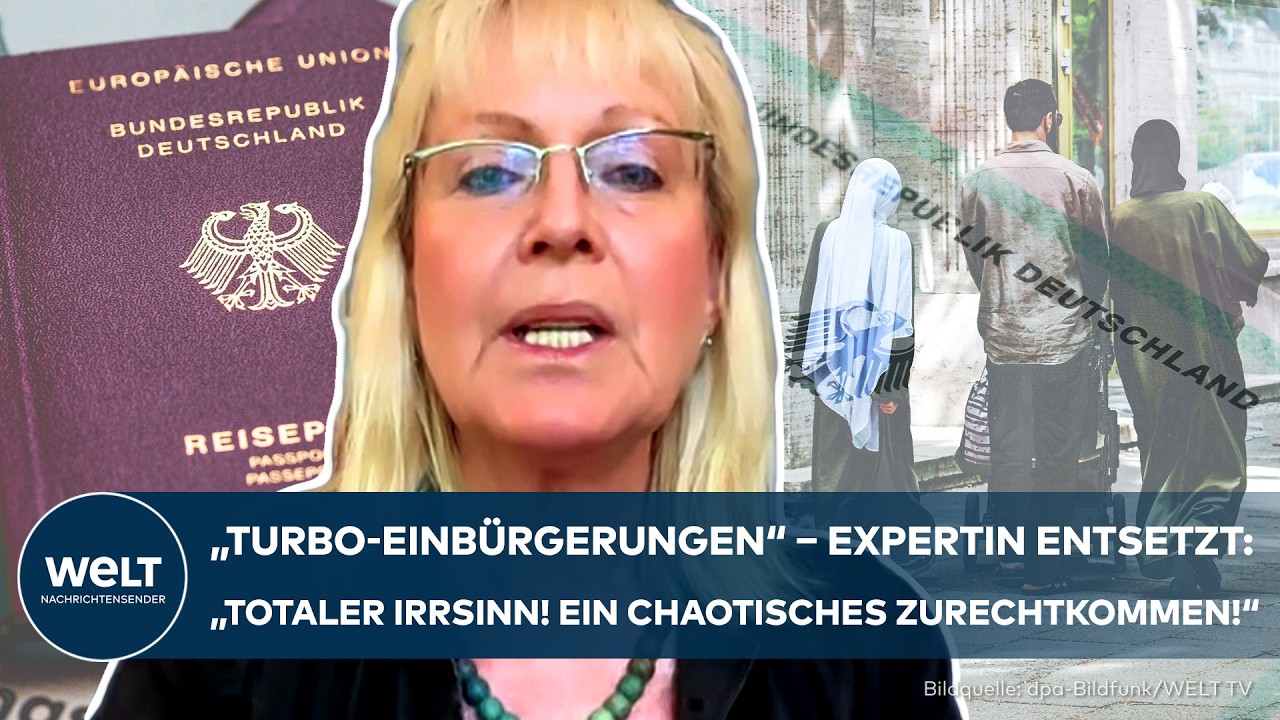 „TURBO-EINBÜRGERUNGEN“ IN DEUTSCHLAND: Expertin sieht „krasses Missverhältnis“ bei Rückführungen
