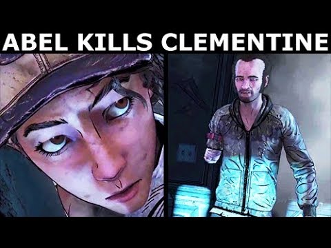 Abel Kills Clementine - The Walking Dead Final Season 4 Episode 2 (Telltale Series)