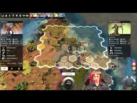 Endless Legend - Roving Clans vs 5 AI FFA #13  Impossible difficulty continents