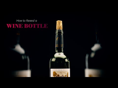 Part of a video titled How to Reseal a Wine Bottle: 5 Different Ways - YouTube
