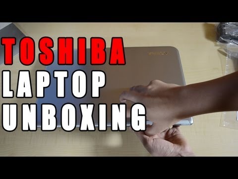 New Toshiba Satellite Laptop Unboxing