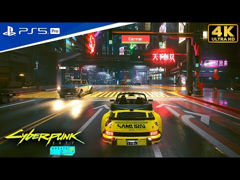 Cyberpunk 2077 Update 2.3 (PS5 Pro) Open World Free Roam Gameplay (4K 60FPS)