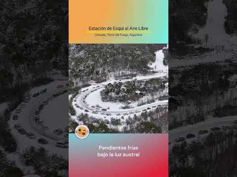 Estación de Esquí – Ushuaia, Tierra del Fuego, Argentina – Vista Aérea en 4K | @MencionesAéreas