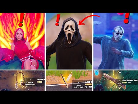 All Fortnitemares 2025 Bosses and Mythic Weapons in Fortnite - Fortnitemares 2025 Boss locations