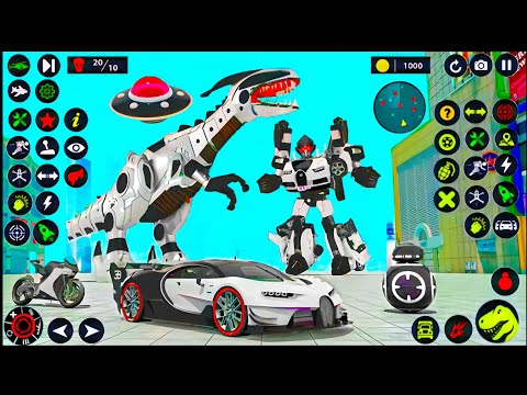 Super Robot Car & Jet Transformation Bike Car Dinosaur - Robot Wala Game - Android gameplay 