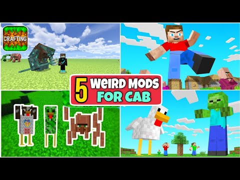 5 New Weird Minecraft Mods For Crafting And Building | Top 5 Weird Mods For Crafting And Building