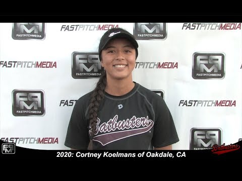 2020 Cortney Koelmans Pitcher Softball Skills Video - Batbusters - Gomes/Clark