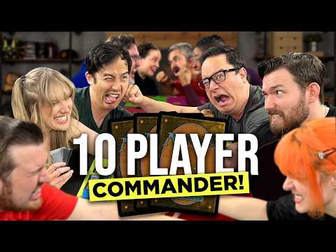 10 PLAYER Commander Game! | Magic: the Gathering Game Knights Gameplay MTG EDH