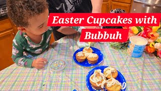 Family Vlog: Easter Cupcakes with Bubbuh