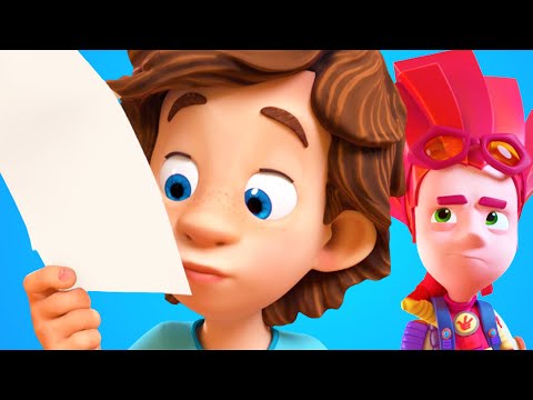 Art Antics: Saving Mom's Birthday Portrait! | The Fixies | Animation for Kids - Kingdom Kids Zone, Little Learners - The Fixies