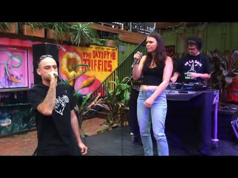 Brisbane Rapper Shadz Holding It Down During Helen Earth's Set At Scenario Festival 2018