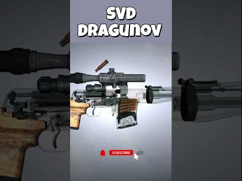 How Does the SVD Dragunov sniper Work? | 3D Gun Mechanism Animation