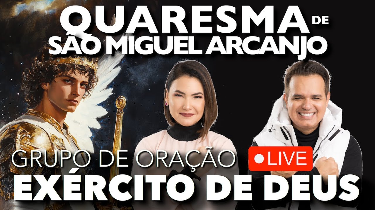 AO VIVO - 12h00 - QUARESMA DE SÃO MIGUEL ARCANJO 2024 - Exército de Deus - Terço de São Miguel