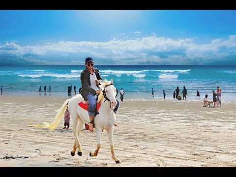 horse riding in karachi beach/|MR| MUNTAZIR RAEES