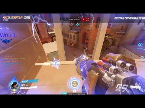 POTG! YZNSA INSANE NANO PHARAH GAMEPLAY OVERWATCH SEASON 27 TOP 500