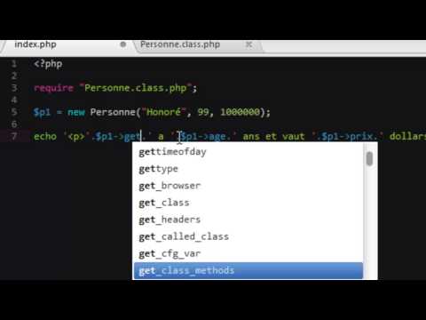 PHP AVANCÉ 4 Encapsulation de données