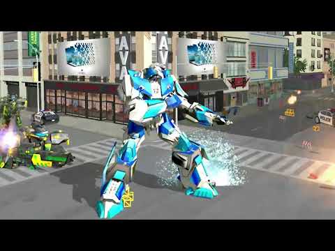 US Police Robot Horse Police Plane Transporter