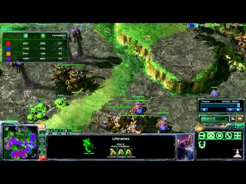 SCII - 2v2 Zerg Muta Harass 03
