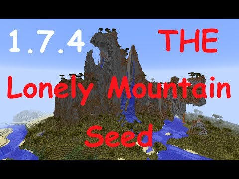 Minecraft 1.7.9 - Lonely Mountain Seed - With town at base