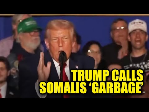 Trump Says Black People LOVE Him While Calling Somalis 'Garbage,' Ilhan Omar Claps Back